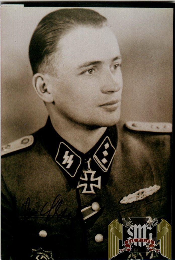 Johannes Scherg – SS-Panzer signature