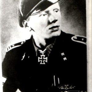 SS Panzer Ace Willi Fey signature
