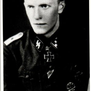 Klemens Behler SS Nederland Knights Cross signature