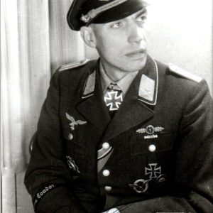 Otto Engel Luftwaffe Knights Cross signature