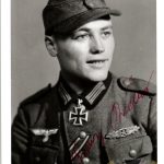 Franz weber Knights cross winner Jager signature