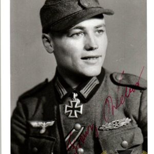 Franz weber Knights cross winner Jager signature
