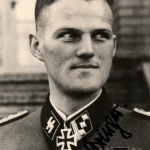 Heinrich Springer Knights Cross winner Signature SS LAH