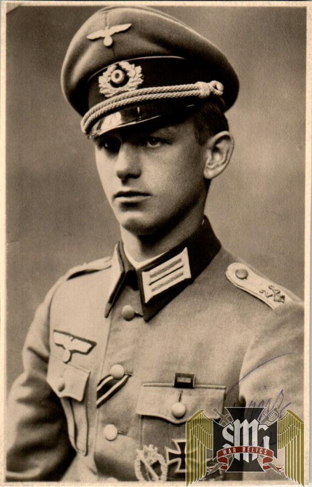 Kurt Prinz Knights cross Winner signature Battle for Remagen