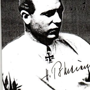 Knights Cross Signature Heinrich Bastian