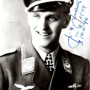 Hubert Spadiut Knights Cross winner Signature