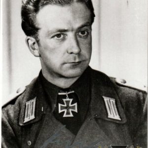 Wolfram Kertz Knights Cross winner Signature