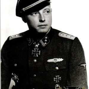 HEINZ MACHER SS Sturmbannfuhrer Signature