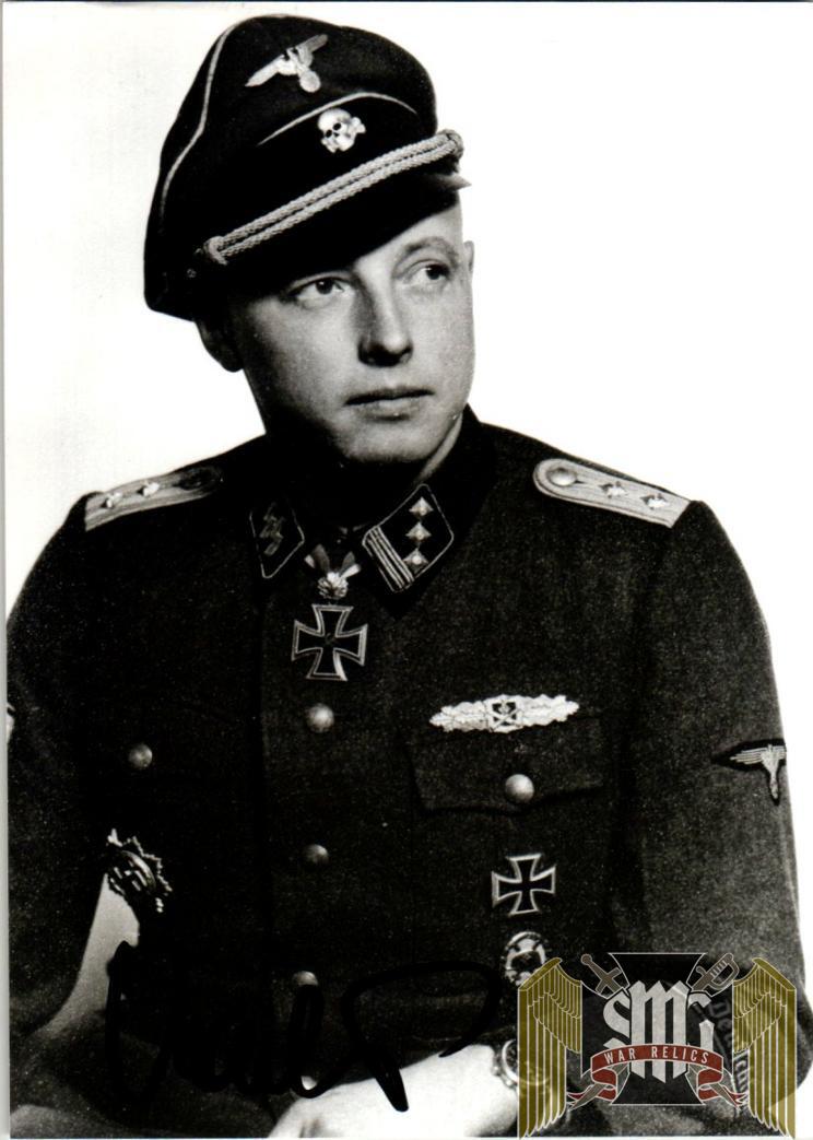 HEINZ MACHER SS Sturmbannfuhrer Signature