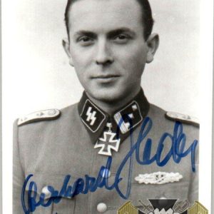 Eberhard Heder SS Hauptsurmfuhrer Signature