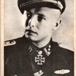 HEINZ MACHER SS Sturmbannfuhrer Post card