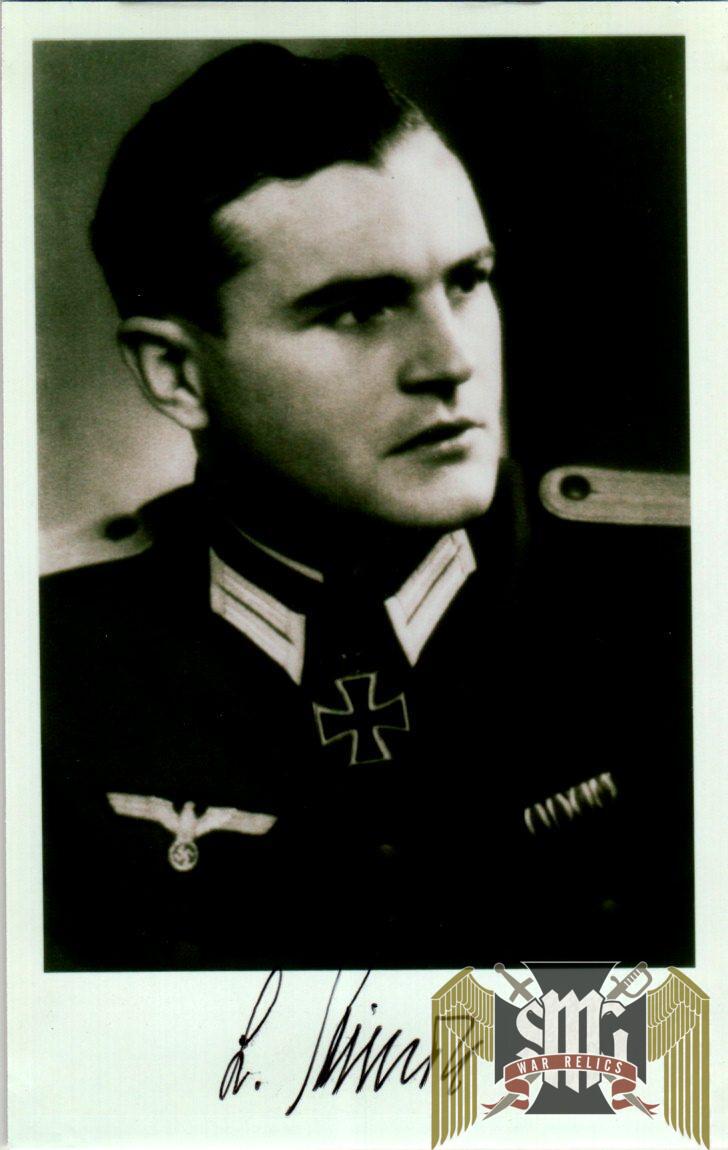 Ludwig Simon Panzergrenadier-Regiment 35 Knights cross winner Signature
