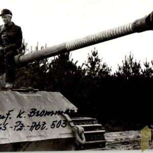 Karl Brommann SS Panzer Knights Cross Signature