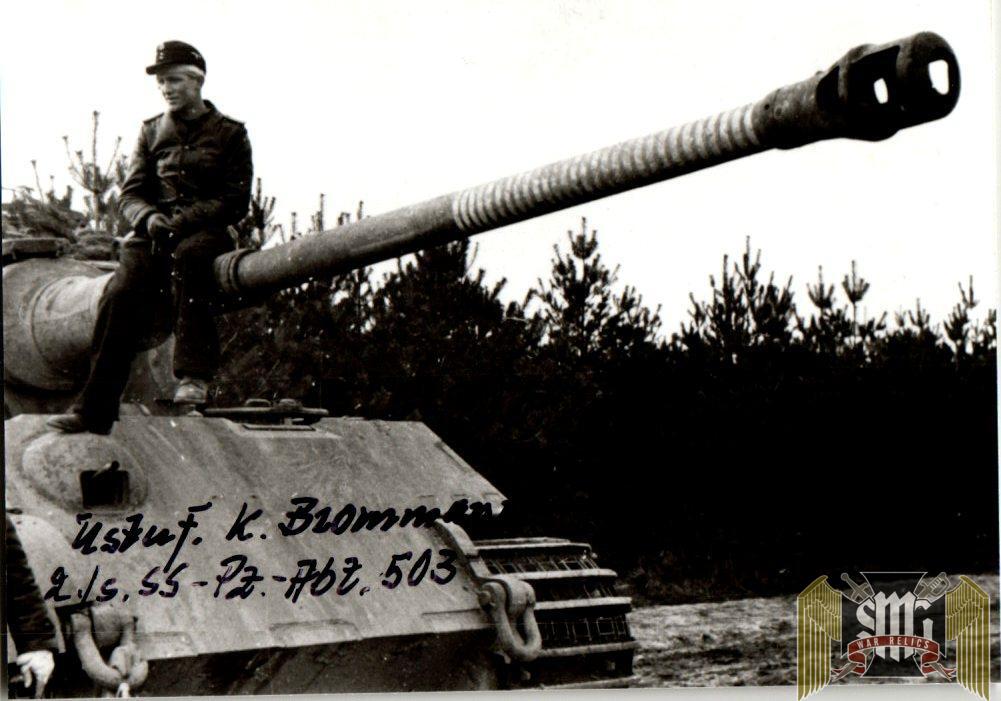 Karl Brommann SS Panzer Knights Cross Signature