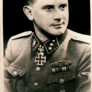Erich Zepper SS Panzer Grenadier Knights Cross Signature