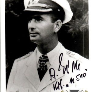 Alfred Eick Cpt U-510 Knights Cross signature