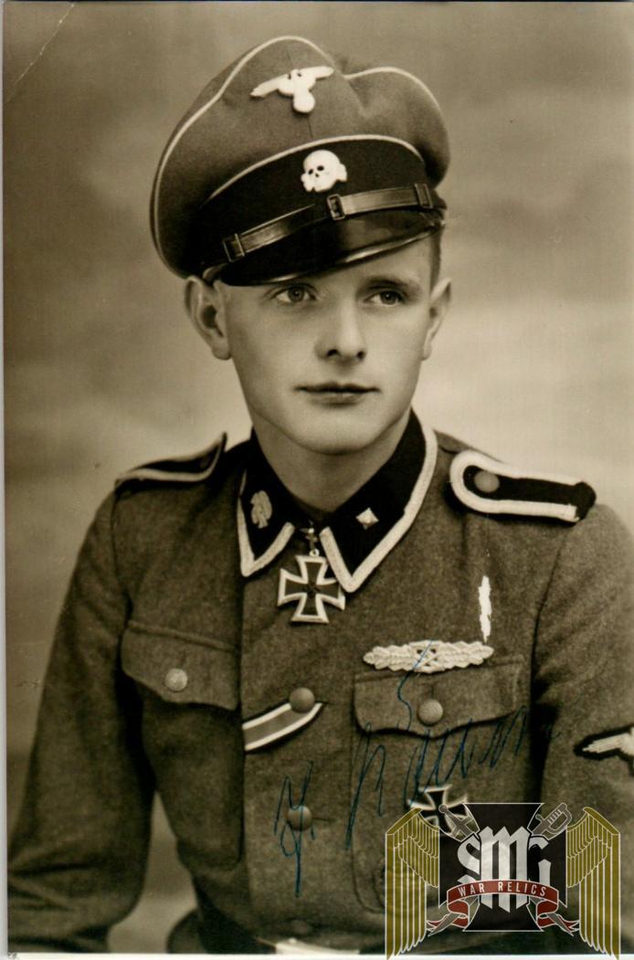 Josef Rolleke ss Knights cross signature
