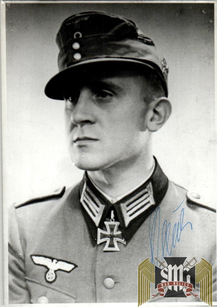 Klaus Duwell Knights cross signature