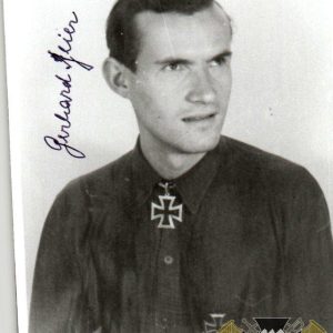 Gerhard Beier Panzerjäger Knights cross signature(s)