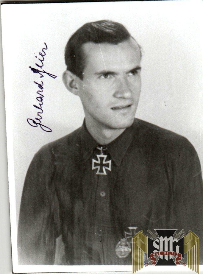Gerhard Beier Panzerjäger Knights cross signature(s)