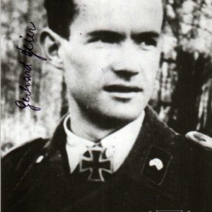 SMGP-1863 Gerhard Beier Panzerjäger Knights cross signature(s)