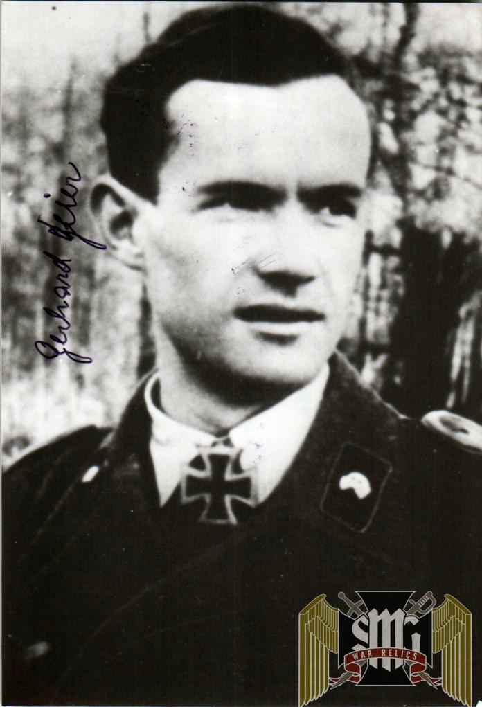 SMGP-1863 Gerhard Beier Panzerjäger Knights cross signature(s)