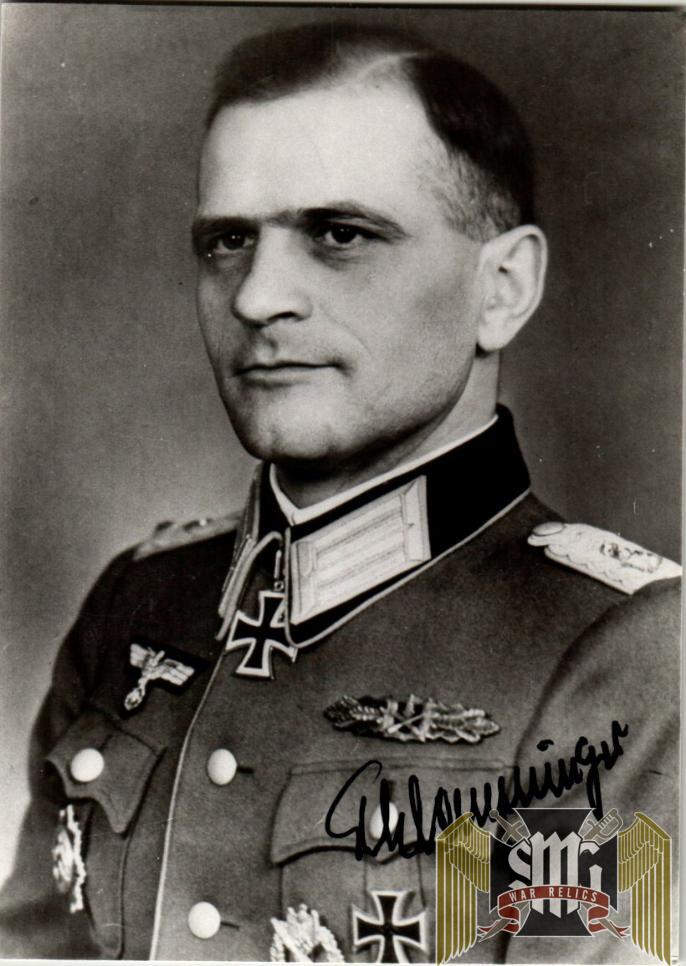 Eeich Schlemminger Knights cross signature
