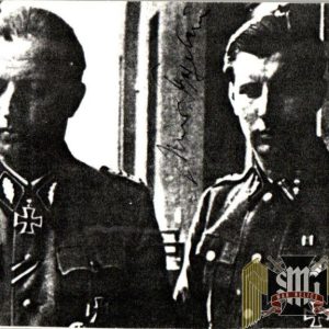 Waldemar Fegelein SS Knights Cross winner Signature