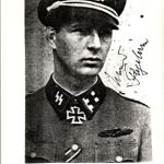 Waldemar Fegelein SS Knights Cross winner Signature