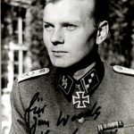 Heinz Nowotnik SS Knights Cross winner Signature