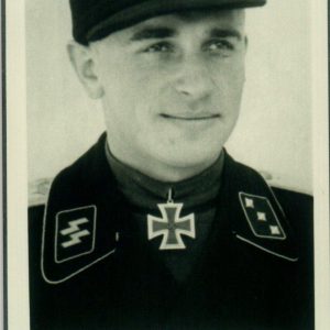 SMGP-1954 Fritz Langanke  SS Knights Cross winner  Tank Ace Signature