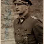 Ludwig Hoffmann SS Knights Cross winner Signature
