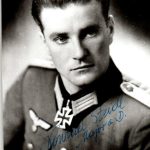 Konrad Steidl Knights Cross winner Signature
