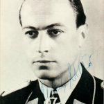 Helmuth Hauser Luftwaffe Knights cross winner signature