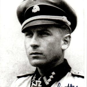 Siegfried Brosow SS Panzer knights cross Signature