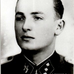 Oskar Schäfer SS Panzer knights cross Signature