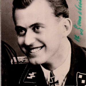 Kurt Sametreiter SS Panzer LAH knights cross Signature
