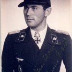 Bruno Kahl SS Panzer Jager Knights cross with oaks Signature