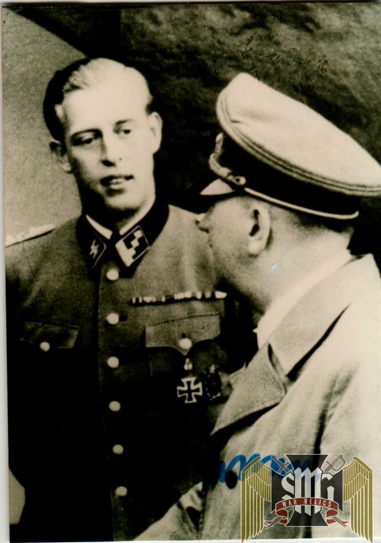 Otto Günsche Hitler’s Personal Adjutant Signature and Envelope