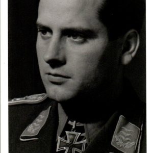 Gerhard Schopfel Luftwaffe Ace Knights Cross signature