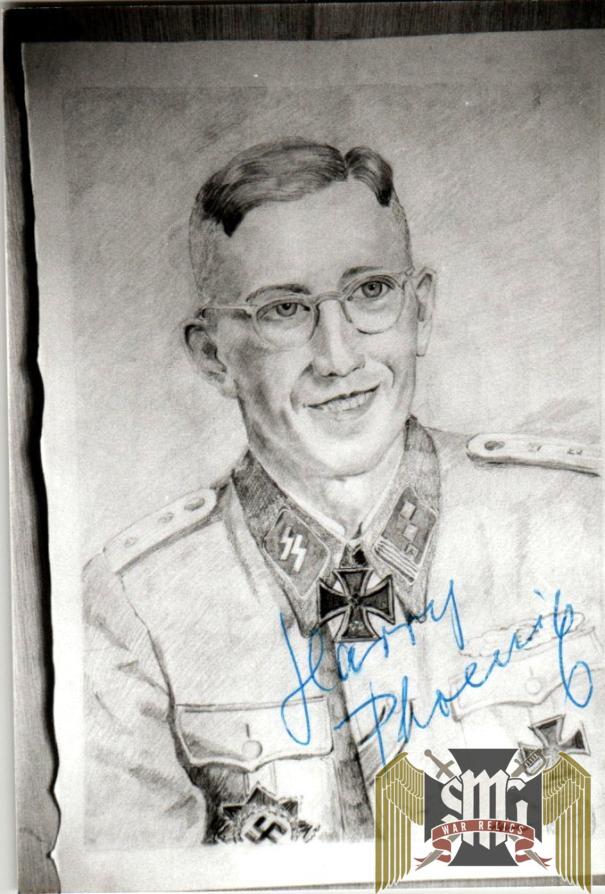 Harry Phoenix Knights Cross signature SS Florian Geyer
