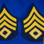 Cavalry First Sergeant 1902 Chevron pair