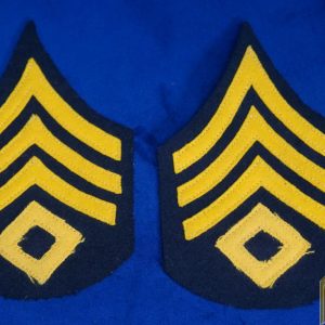 Cavalry First Sergeant 1902 Chevron pair