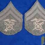 WW1 US Army Quartermaster Corporal Rank Chevron Insignia Pair