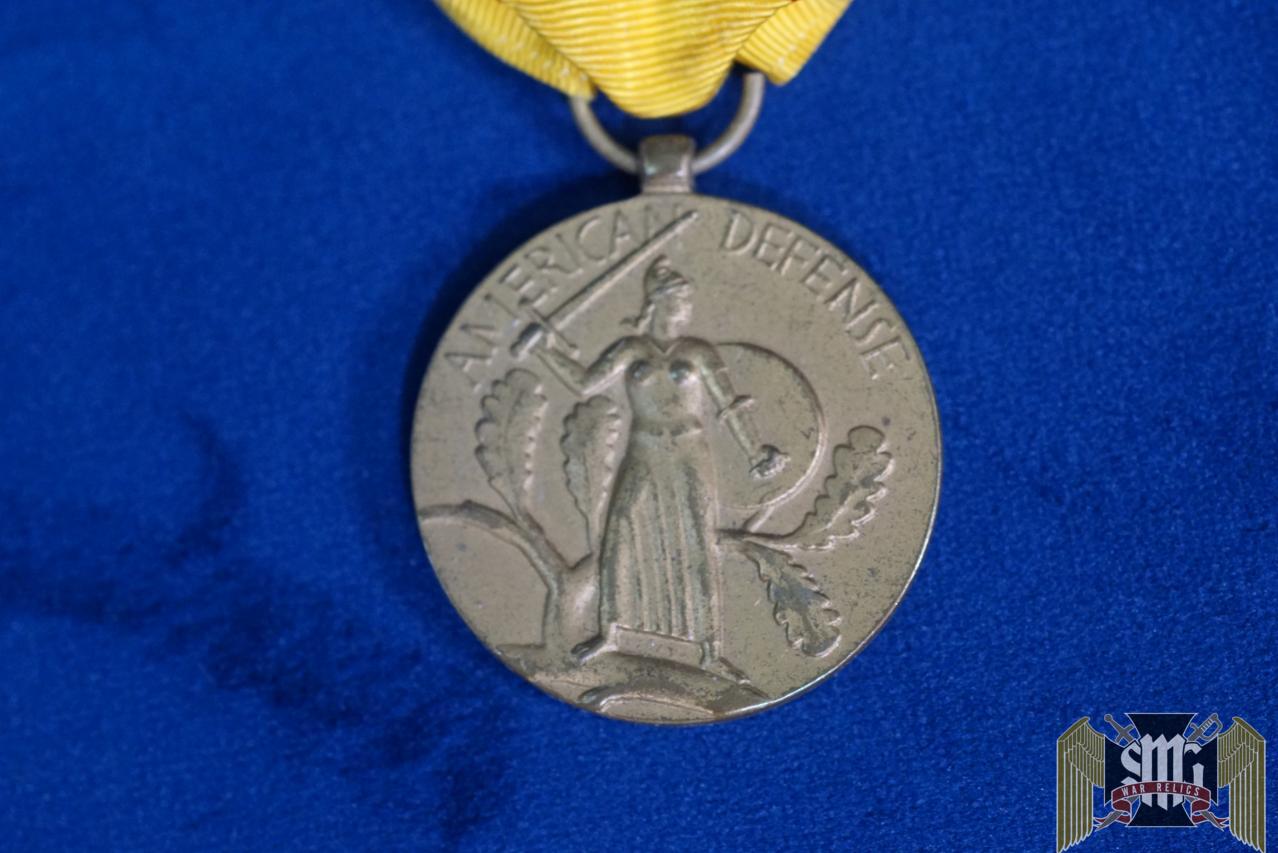 US American Defense Medal with BASE Bar