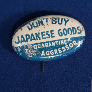 Home Front Anti Japanese pin