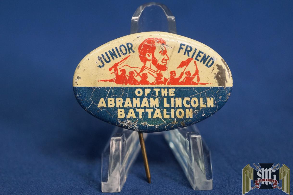 Junior Friend of the Abraham Lincoln Battalion Pin