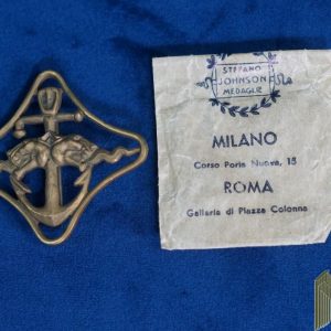 Italian Royal War Navigation Badge W/ Packet