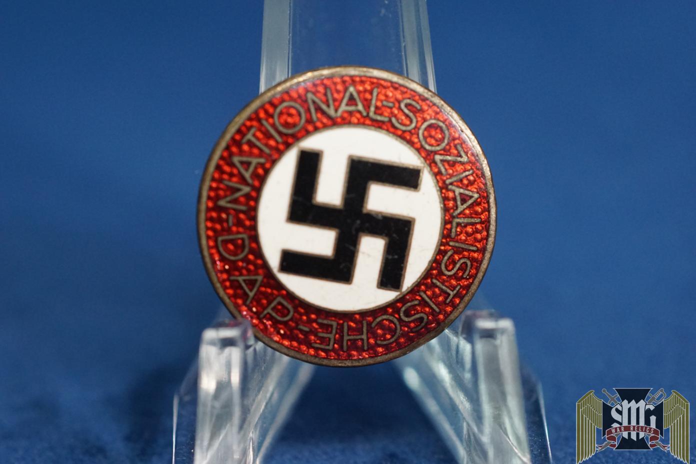 NSDAP Member Pin by M1/27 – E. L. Muller