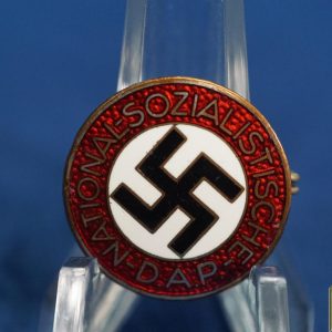 NSDAP Member Pin by M1/101 Gustav Brehmer